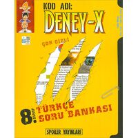 8.Sınıf Türkçe Deney X Soru Bankası Spoiler Yayınları