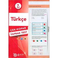 7. Sınıf Türkçe Çek Kopar Yaprak - Kolektif - 4 Adım Yayınları