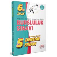 6.Sınıf Bursluluk Sınavı Çözümlü 5 Deneme Sınavı Editör Yayınevi