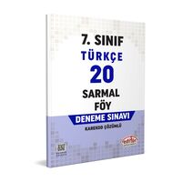 7.Sınıf Türkçe Sarmal Föy Deneme Sınavı Editör Yayınevi