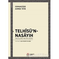 Telhisü’n-Nasayıh - Osmanzade Ahmed Ta’ib - DBY Yayınları