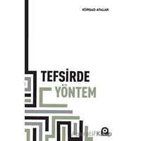 Tefsirde Yöntem - Kürşad Atalar - Pınar Yayınları