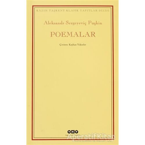 Poemalar - Aleksandr Puşkin - Yapı Kredi Yayınları