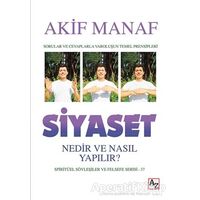 Siyaset Nedir ve Nasıl Yapılır? - Akif Manaf - Az Kitap