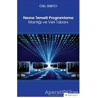 Nesne Temelli Programlama Mantığı ve Veri Tabanı - Özel Sebetci - Hiperlink Yayınları