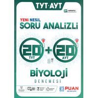 TYT AYT Biyoloji Soru Analizli 42 Deneme Puan Yayınları