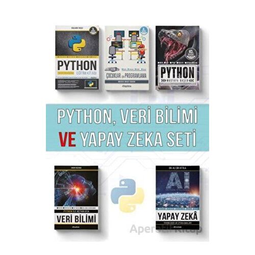 Python, Veri Bilimi ve Yapay Zeka Seti (5 Kitap) - Mustafa Başer - Dikeyeksen Yayın Dağıtım