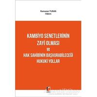 Kambiyo Senetlerinin Zayi Olması ve Hak Sahibinin Başvurabileceği Hukuki Yollar