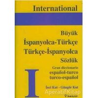 İspanyolca - Türkçe Türkçe - İspanyolca Büyük Sözlük - Güngör Kut - İnkılap Kitabevi