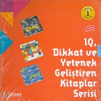 IQ Dikkat ve Yetenek Geliştiren Kitaplar Serisi 7-9 Yaş Level 1 - Tüzder