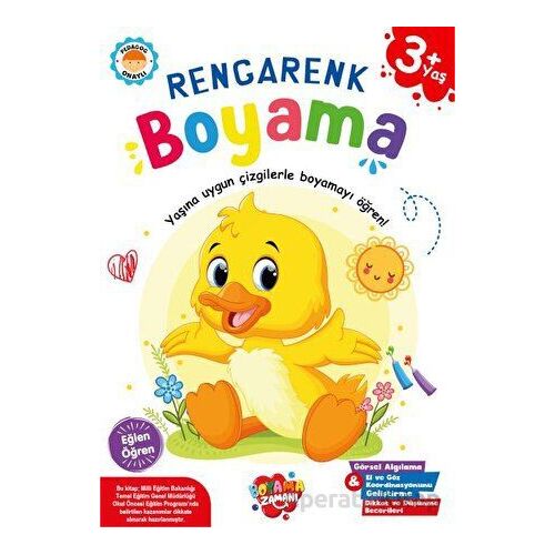 Rengarenk Boyama 3 Yaş - Boyama Zamanı