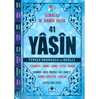 41 Yasin Çanta Boy Türkçe Okunuşlu ve Mealli - Merve Yayınları