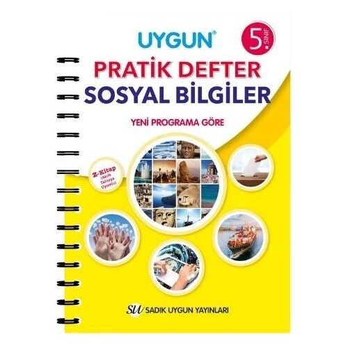 Sadık Uygun 5. Sınıf Sosyal Bilgiler Pratik Defter