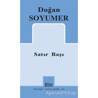 Satır Başı - Doğan Soyumer - Mitos Boyut Yayınları