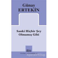 Sanki Hiçbir Şey Olmamış Gibi - Günay Ertekin - Mitos Boyut Yayınları