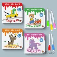 Boya-Sil-Boya (4 Kitap + 5 Kalem Seti) - Nur Özdemir - Uçan Kitap