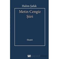 Metin Cengiz Şiiri - Halim Şafak - Şiirden Yayıncılık