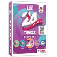 Sınav 8. Sınıf LGS 24 Adımda Türkçe Bitirme Seti