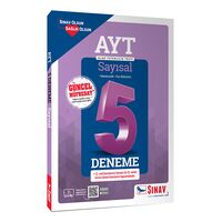 Sınav AYT Sayısal Çözümlü 5 Deneme (Kampanyalı)