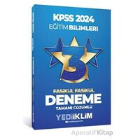 Yediiklim 2024 KPSS Eğitim Bilimleri Tamamı Çözümlü 3 Yıldız Fasikül Deneme