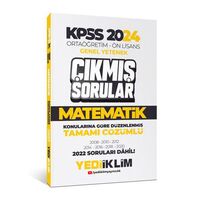 Yediiklim KPSS 2024 Ortaöğretim-Önlisans Matematik Konularına Göre Çıkmış Sorular