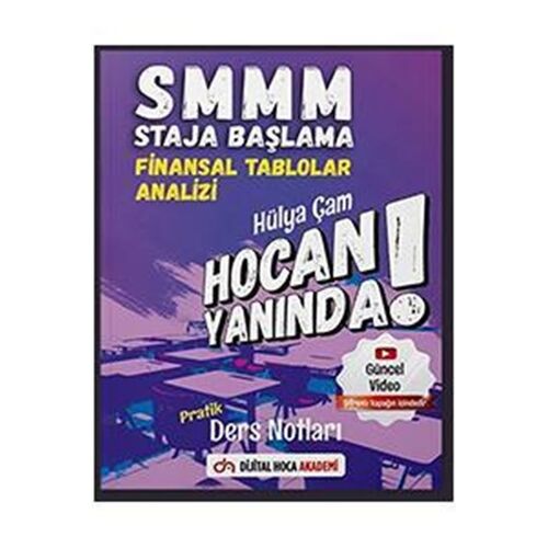 SMMM Staja Başlama Video Çözümlü 5 Deneme Kitapçığı Dijital Hoca