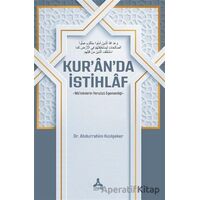 Kuranda İstihlaf - Abdurrahim Kızılşeker - Sonçağ Yayınları