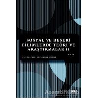 Sosyal ve Beşeri Bilimlerde Teori ve Araştırmalar 2 Cilt - 5 - Serdar Öztürk - Gece Kitaplığı