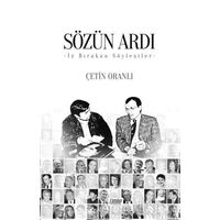 Sözün Ardı - Çetin Oranlı - Çimke Yayınevi