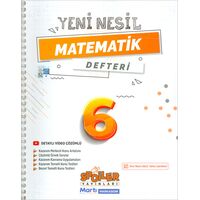 6.Sınıf Yeni Nesil Matematik Defteri Spoiler Yayınları