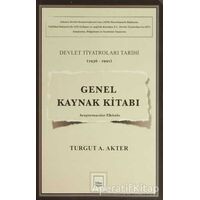 Genel Kaynak Kitabı: Devlet Tiyatroları Tarihi (1936-1991) - Turgut A. Akter - Mitos Boyut Yayınları