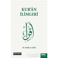 Kur’an İlimleri - Subhi Es-Salih - Hikmetevi Yayınları