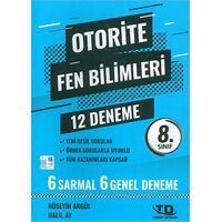 8.Sınıf Fen Bilimleri Otorite 12 Deneme Tandem Yayınları