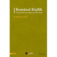 Komu¨nal Kişilik Analizi Olarak İnsan Doğasına Genel Bir Bakış - Ramazan Çeper - Aryen Yayınları