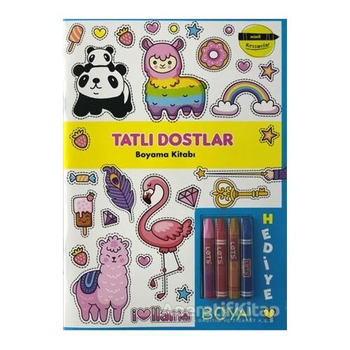 Tatlı Dostlar Boyama Kitabı - Minik Ressamlar - Kolektif - Doğan Egmont Yayıncılık