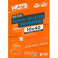 7.Sınıf 10x40 Sosyal Bilgiler Denemesi Teas Press