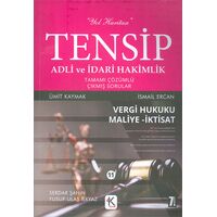 Tensip 11 Vergi Hukuku Maliye ve İktisat Çözümlü Çıkmış Sorular Kuram Kitap