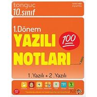 10. Sınıf Yazılı Notları 1. Dönem 1 ve 2. Yazılı Tonguç Akademi