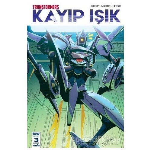 Transformers - Kayıp Işık (Bölüm 3 Kapak A) - James Roberts - Presstij Kitap