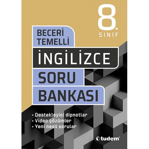 Tudem 8.Sınıf İngilizce Beceri Temelli Soru Bankası