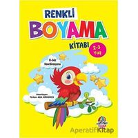 Renkli Boyama Kitabı (2-3 yaş) - Türkan Ada Kömürcü - Yağmur Çocuk