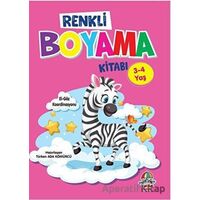 Renkli Boyama Kitabı (3-4 yaş) - Türkan Ada Kömürcü - Yağmur Çocuk