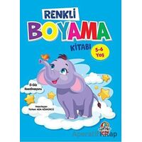 Renkli Boyama Kitabı (5-6 yaş) - Türkan Ada Kömürcü - Yağmur Çocuk