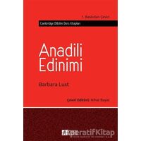 Anadili Edinimi - Barbara Lust - Pegem Akademi Yayıncılık