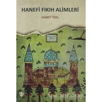 Hanefi Fıkıh Alemi Ve Diğer Mezheplerin Meşhurları - Ahmet Özel - Türkiye Diyanet Vakfı Yayınları