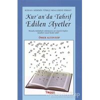 Kur’an’da Tahrif Edilen Ayetler - Ömer Altıntop - Togan Yayıncılık