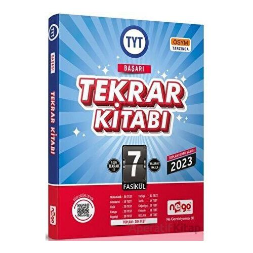 TYT Başarı Tekrar Kitabı Tek Kitap 7 Fasikül - Nego Yayınları