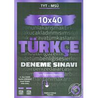 TYT MSÜ Türkçe 10x40 Deneme Edebiyat Sokağı Yayınları