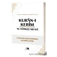 Kur’an-ı Kerim ve Türkçe Meali - Elmalılı Muhammed Hamdi Yazır - Mirhan Kitap