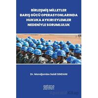 Birleşmiş Milletler Barış Gücü Operasyonlarında Hukuka Aykırı Eylemler Nedeniyle Sorumluluk